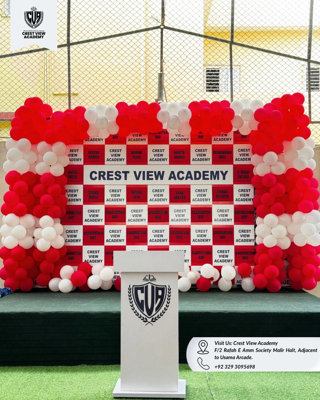 Crest View Academy School Banner
